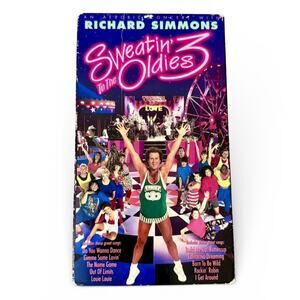 Richard Simmons Sweatin’ to the Oldies 3 VHS Tape Tested Works Workout Video